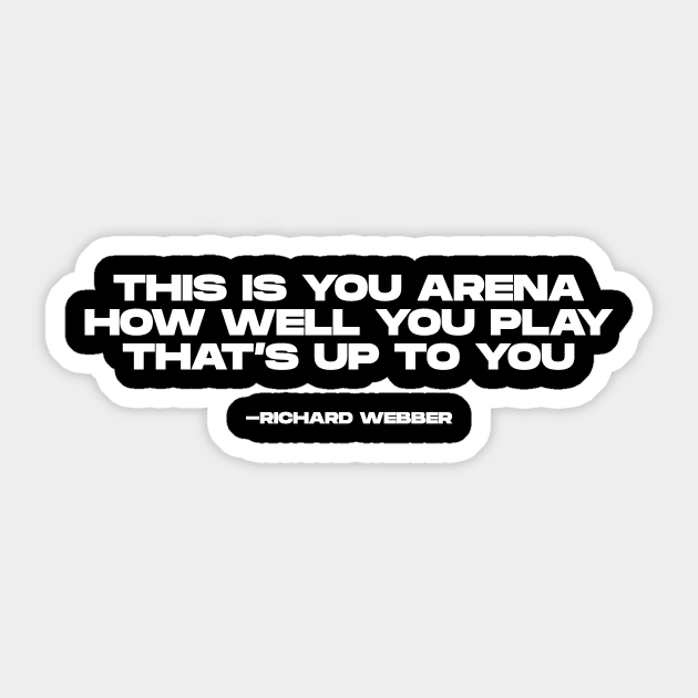 Richard Webber Quotes Sticker by BloodLine